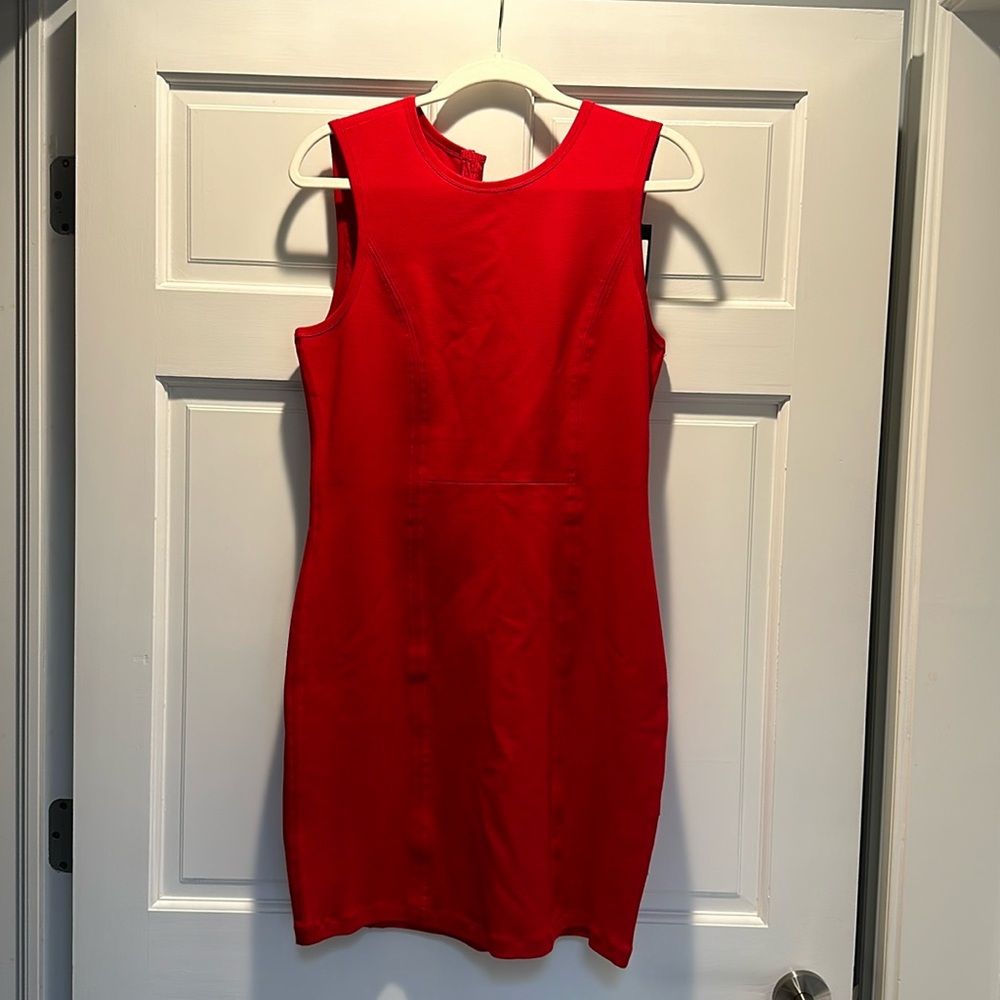 Red Armani Exchange size large dress